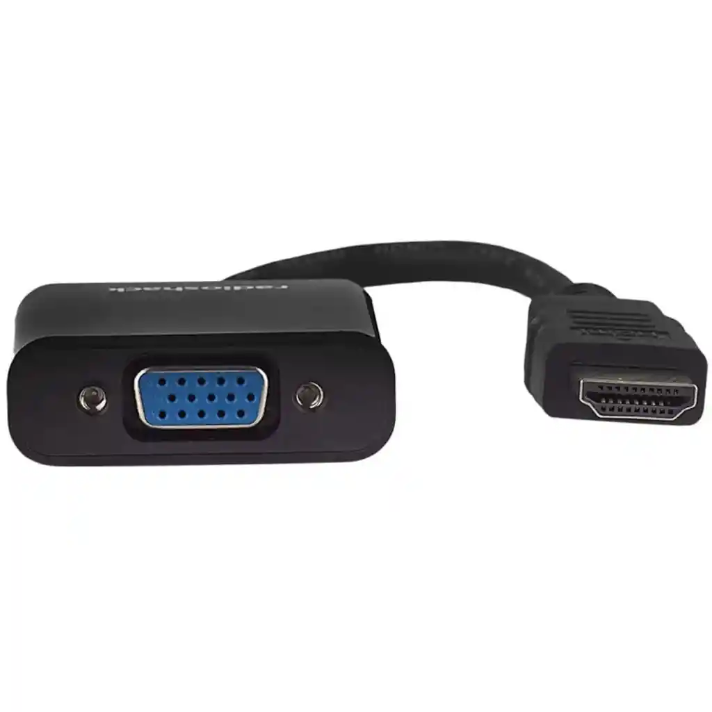 Adaptador Hdmi A Vga Ot5165 Color Negro