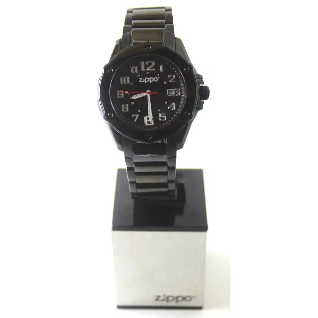 Reloj Zippo Deportivo Negro