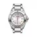 Reloj Zippo Deportivo Plateado Pulso En Acero