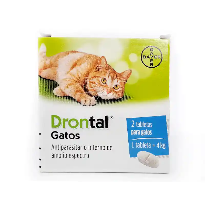Drontal Gatos 4kg X 2 Comprimidos