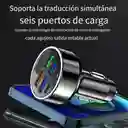 Cargador De Teléfono Para Carro 6-en-1 De Carga Rápida Puertos Usb-a Y Puertos Tipo C