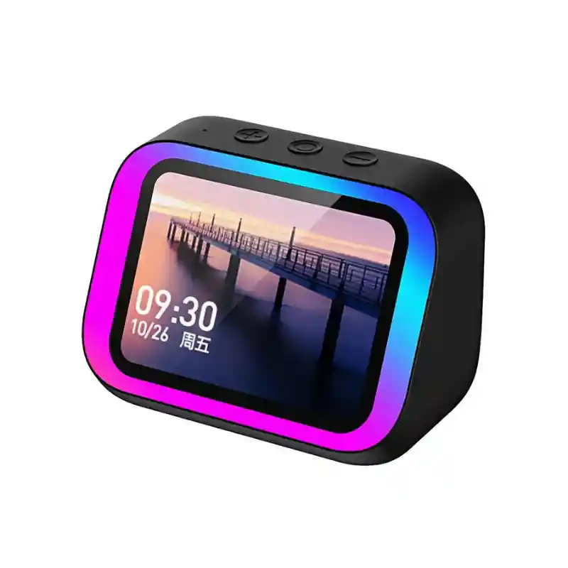 Reloj Despertador Inteligente Parlante Bluetooth Con Asistente De Voz Y Luz Rgb