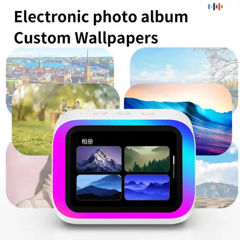 Reloj Despertador Inteligente Parlante Bluetooth Con Asistente De Voz Y Luz Rgb