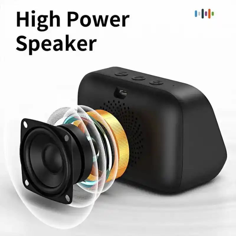 Reloj Despertador Inteligente Parlante Bluetooth Con Asistente De Voz Y Luz Rgb