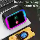 Reloj Despertador Inteligente Parlante Bluetooth Con Asistente De Voz Y Luz Rgb