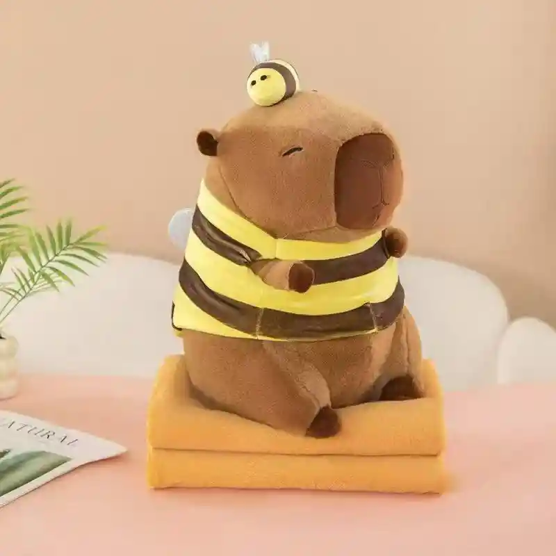 Capibara Abeja (peluche Con Cobija)