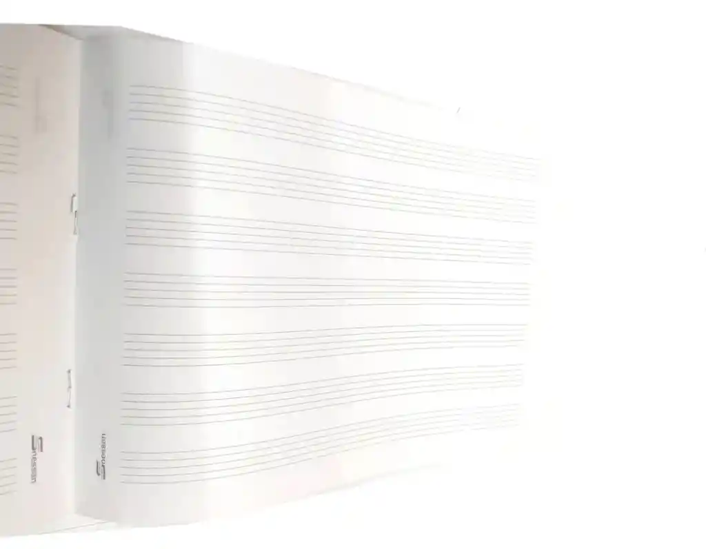 Cuaderno De Música Grapado Nessan 20 Hojas Pequeño