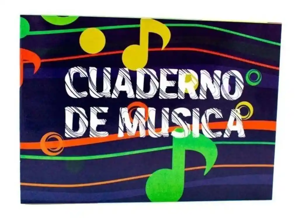 Cuaderno De Música Grapado Nessan 20 Hojas Pequeño