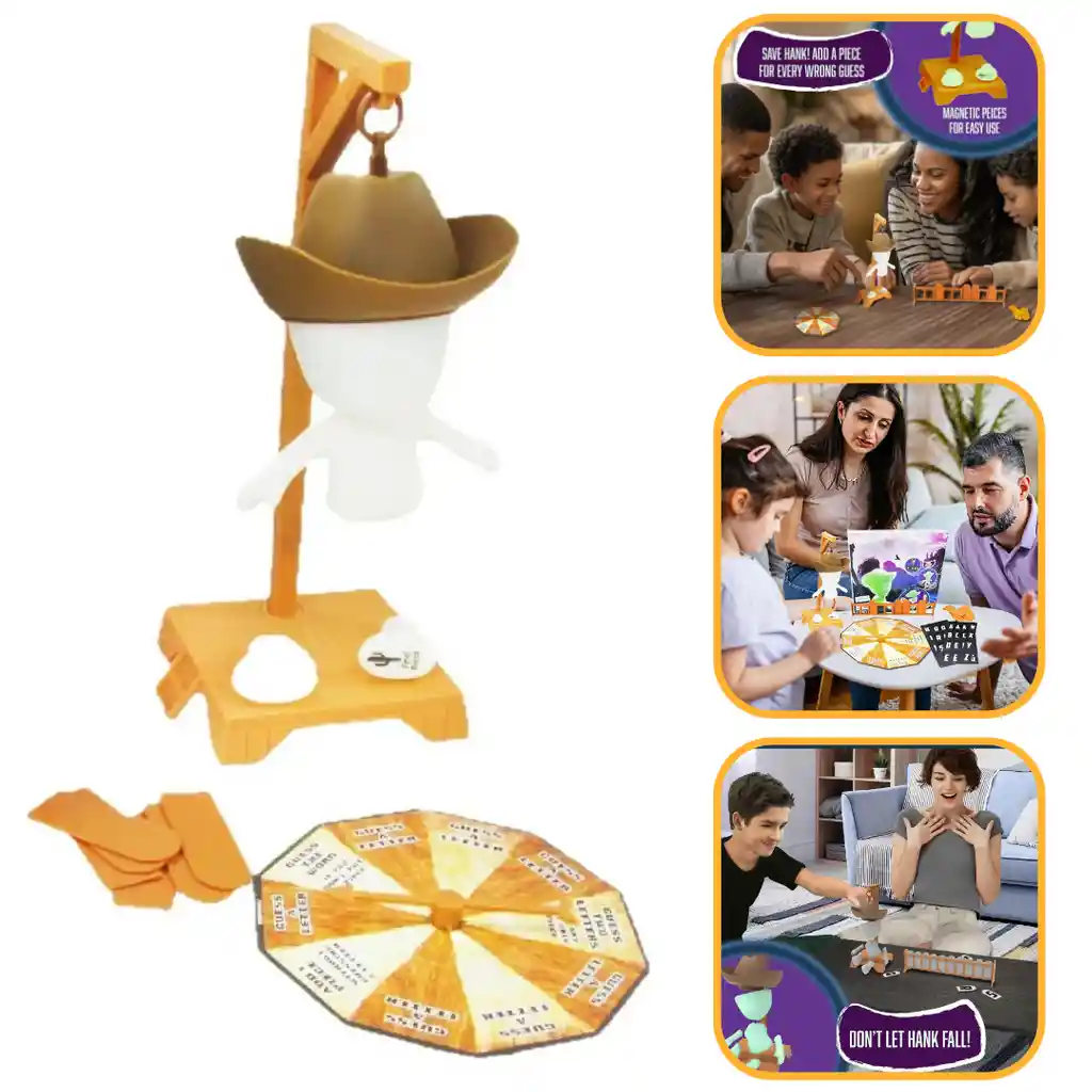 Juego De Mesa Ahorcado 3d Fotorama Hankman Glow