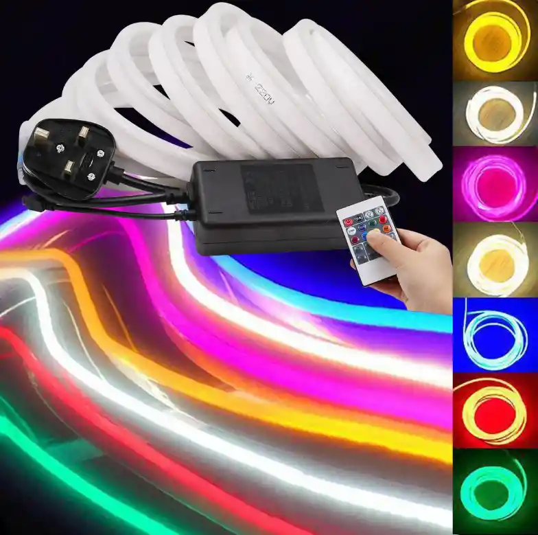 Cinta Led Neon Flex + Control Bt 5m0