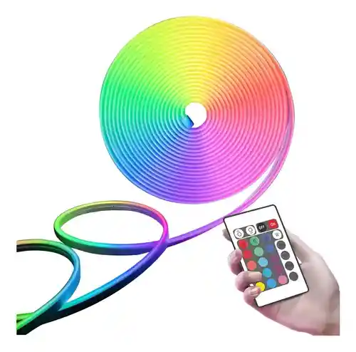 Cinta Led Neon Flex + Control Bt 5m0