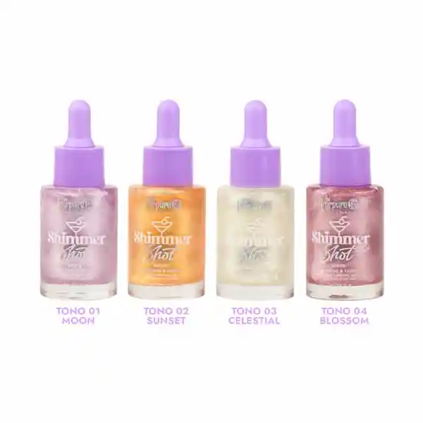 Aceite Corporal Shimmer Shot Purpure 02