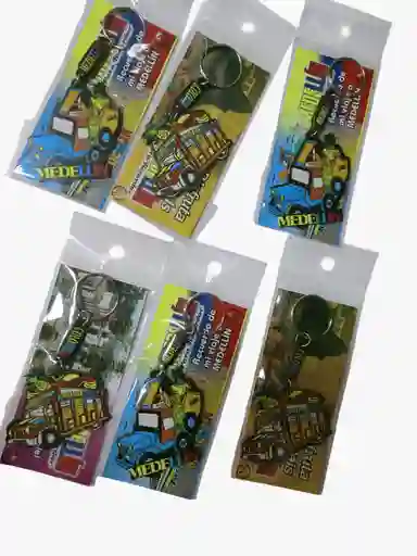 Llavero Metálico X2 Surtido Recuerdo Turístico Colombiano