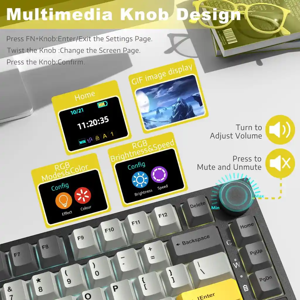 Teclado Mecanico Ajazz Ak820 Pro