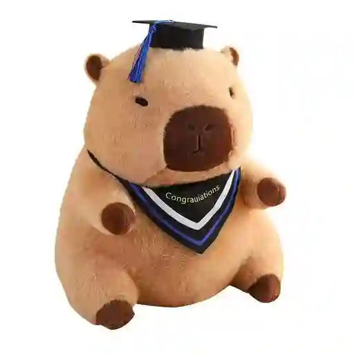 Capibara Graduado (peluche Con Cobija)