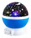 Lampara Rotatoria Proyector Cielo Estrellas Noche Dormir Luz Azul