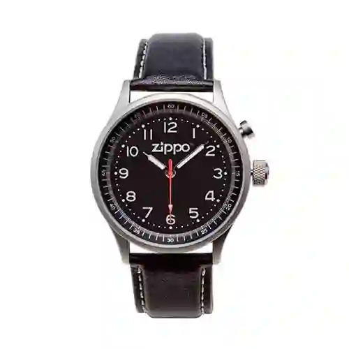 Reloj Zippo Deportivo Pulso En Cuero
