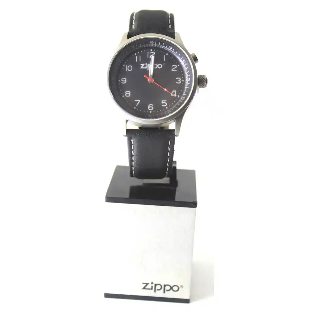 Reloj Zippo Deportivo Pulso En Cuero