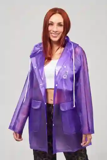 Capa Impermeable Morado Chic S