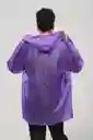 Capa Impermeable Morado Chic M
