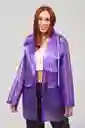 Capa Impermeable Morado Chic M