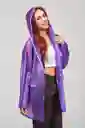 Capa Impermeable Morado Chic L