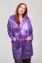 Capa Impermeable Morado Chic L