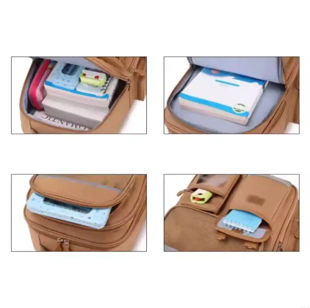 Mochila Escolar Estudiantes Capibara Gran Capacidad