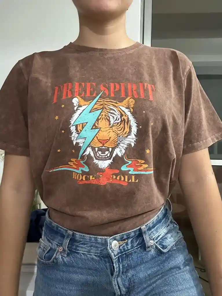 Camiseta Dama Mini Over Sie Tie Dye