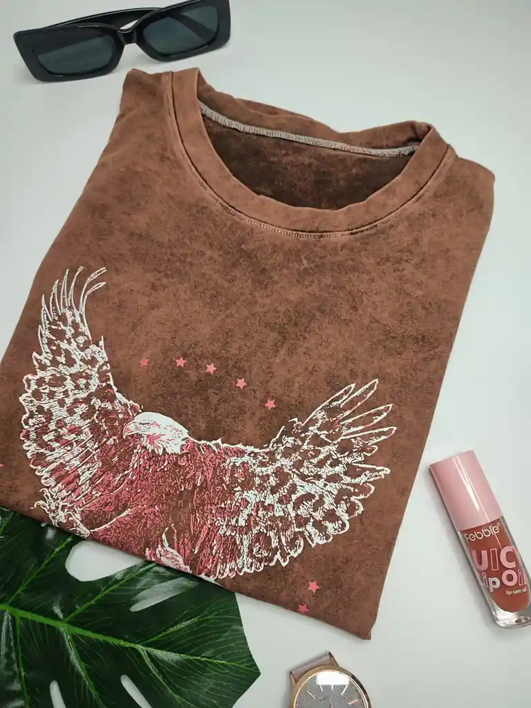 Camiseta Dama Mini Over Sie Tie Dye