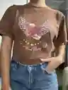 Camiseta Dama Mini Over Sie Tie Dye