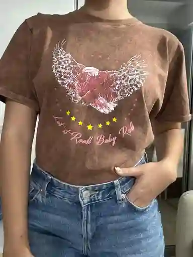 Camiseta Dama Mini Over Sie Tie Dye