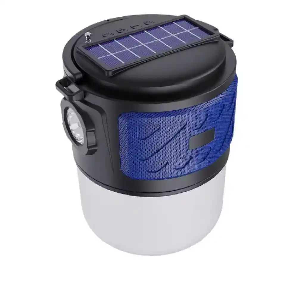 Lampara Solar Y Parlante Dv -v12