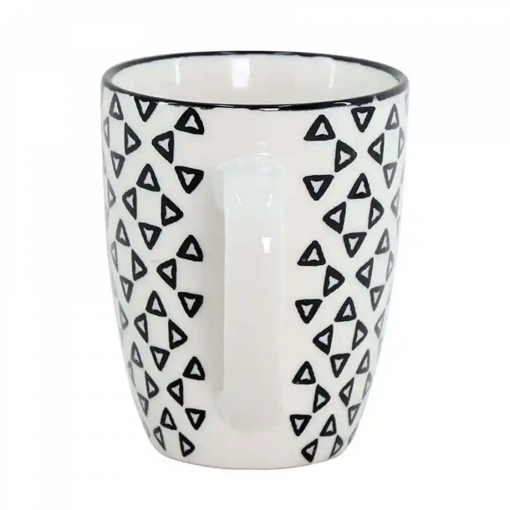 Mug Taza Expressions Cm Negro 320 Ml Porcelana