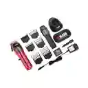 Kit Maquina Peluquera Profesional Wmark Ng-9002rojo