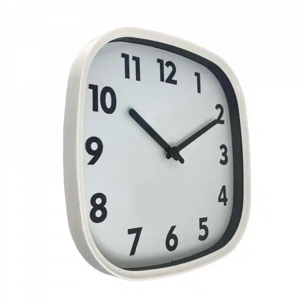 Reloj Pared Concepts Monocromia 29.7 Cm Gris Plastico