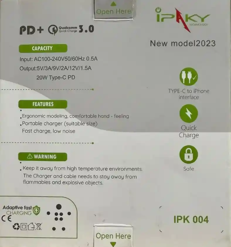 Cargador Dual Tipo C + Lightning – Cable 2 En 1 Para Android Y Iphone | Carga Rápida Y Sincronización