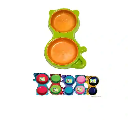 Comedero Bicolor Gato 51235