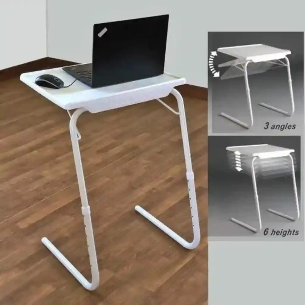 Mesa Table Mate Ii Tv Ajustable Multiusos Portátil Plegable
