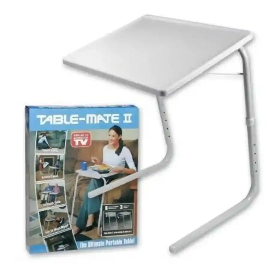Mesa Table Mate Ii Tv Ajustable Multiusos Portátil Plegable
