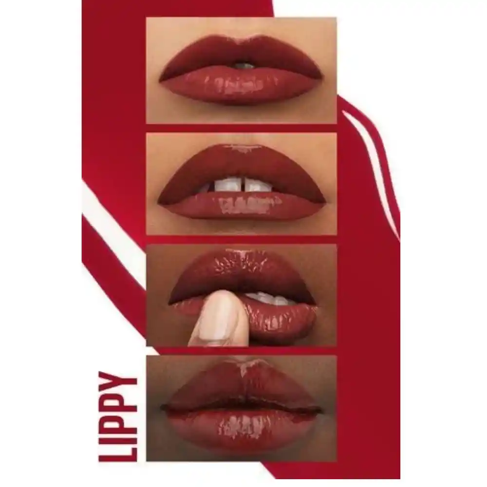 	 Labial Maybelline Superstay Vinyl Ink Tono 10 Lippy 4.2ml