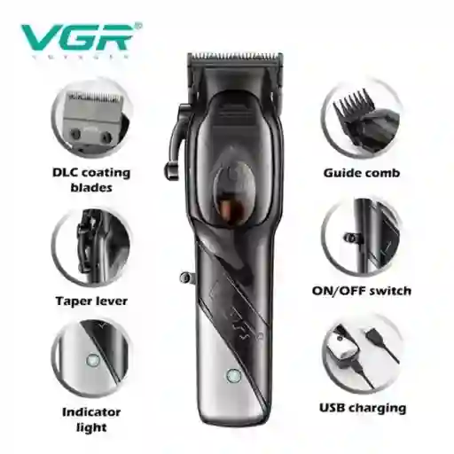 Máquina Cortadora De Cabello Vgr -002