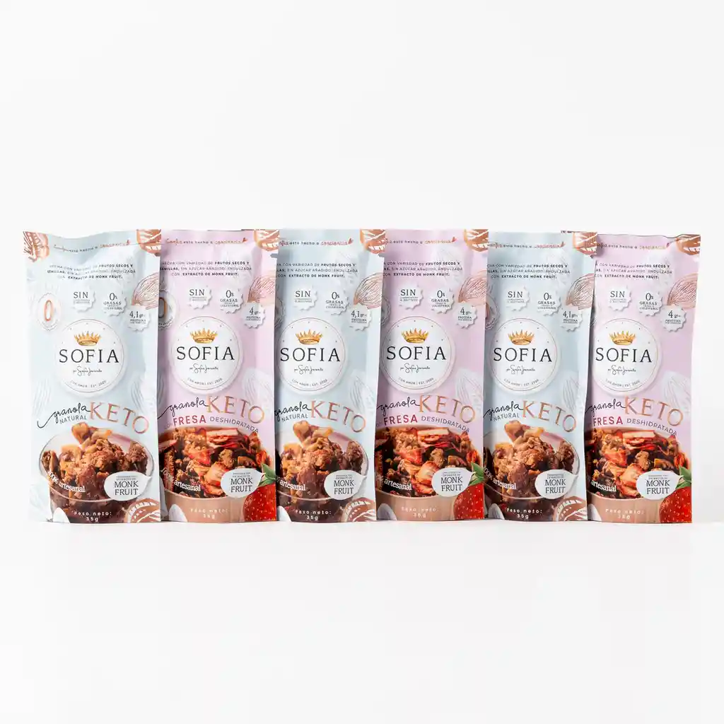 Semanario Granola Keto Mix X6 - Sofia 250g