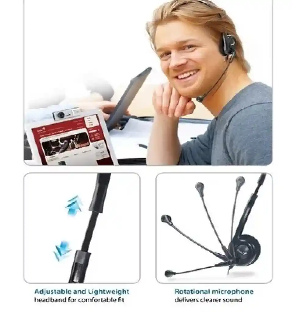 Audifono P/pc Genius Hs - M200c