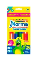 Colores Norma Doble Punta 26 Colores, No Toxico Punta Más Gruesa 4mm