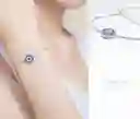 Pulsera Manilla Para Mujer Ajustable Dije Ojo Turco Amuleto En Plata 925