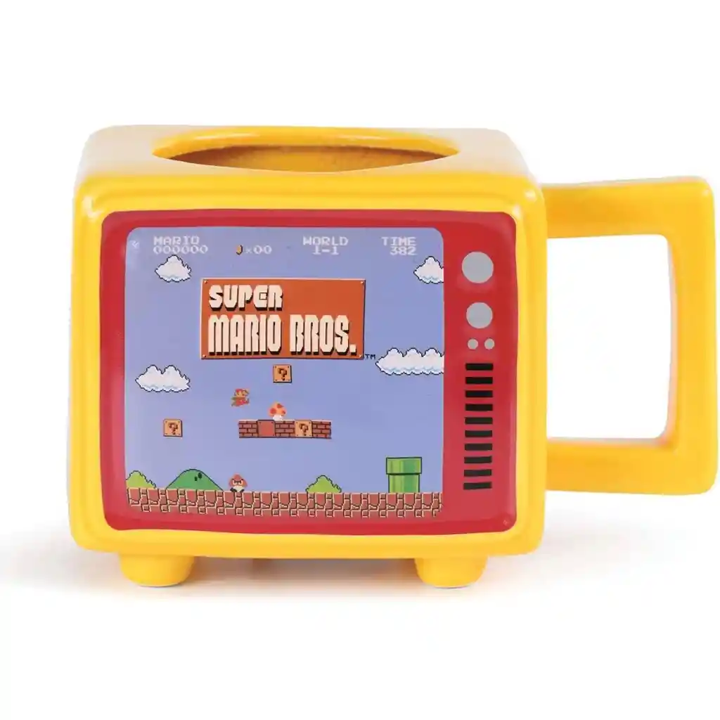 Mug Pocillo 3d Divertido Mario Bros