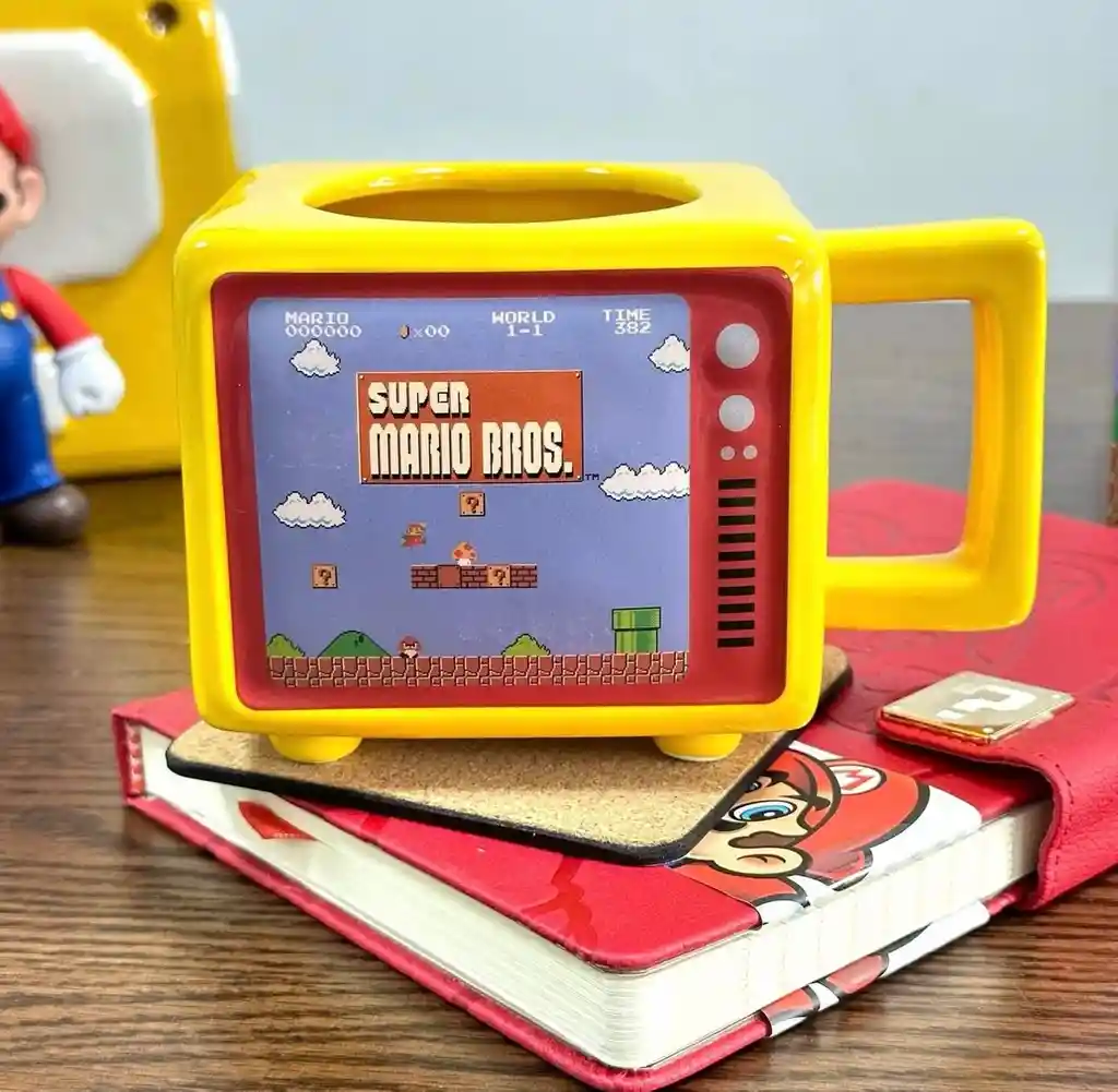 Mug Pocillo 3d Divertido Mario Bros