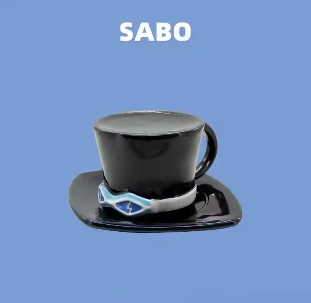 Mug Pocillo One Piece Sabo Sombrero