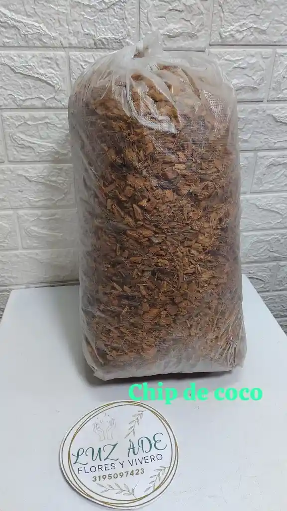 Chip De Coco Para Tus Plantas Paquete Grande